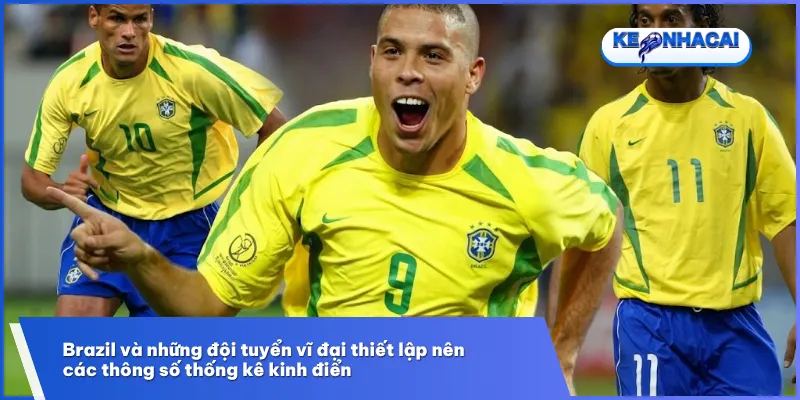Brazil dẫn đầu danh sách những tập thể vĩ đại nhất với năm lần đăng quang World Cup